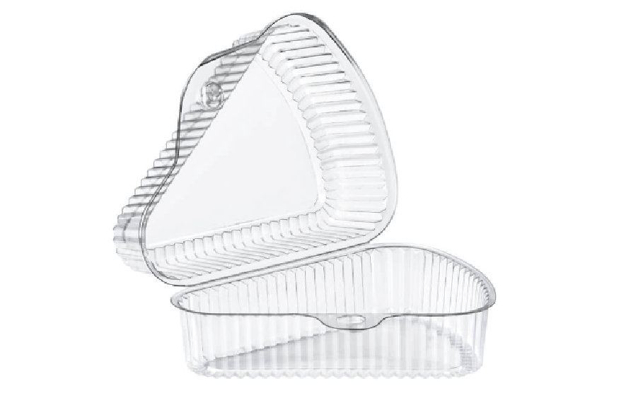 Contenedor triangular bizcocho 13x7-122